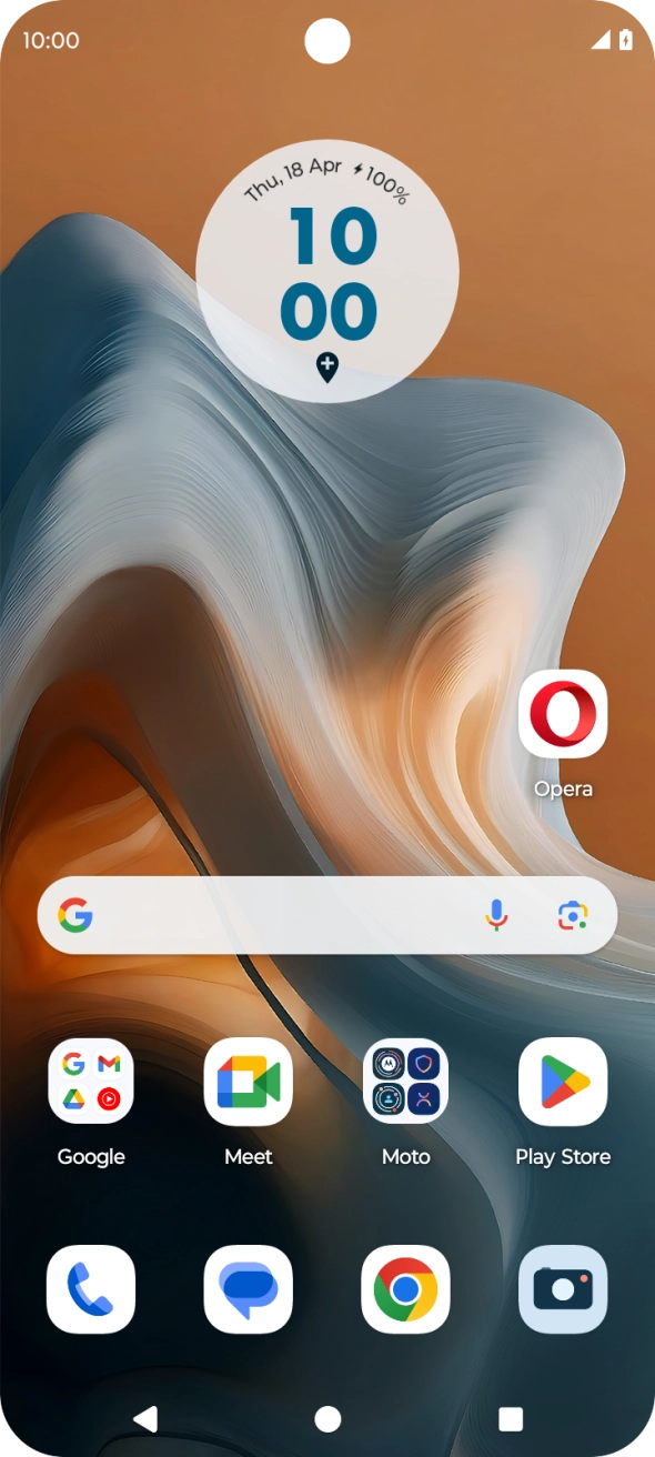 When the battery charging icon is displayed, the battery is charging.