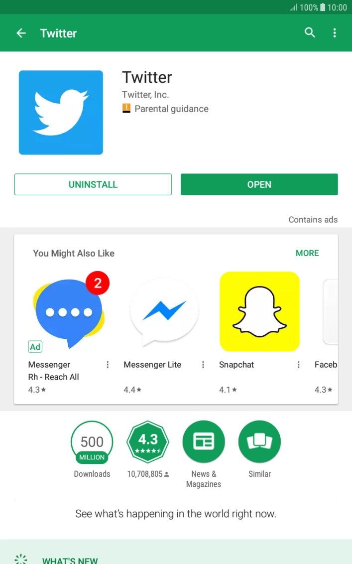 Press the Home key to return to the home screen.