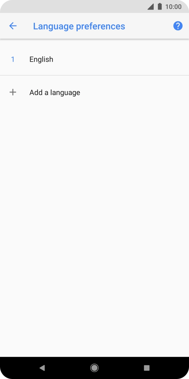 Press Add a language.