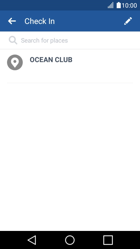 Press the search field and key in the required search word.
