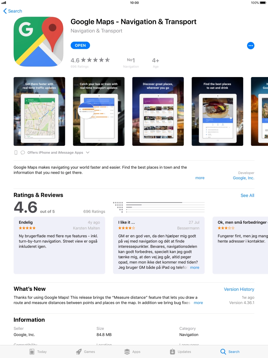 Press the Home key to return to the home screen.