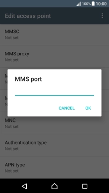 Key in 80 and press OK.
