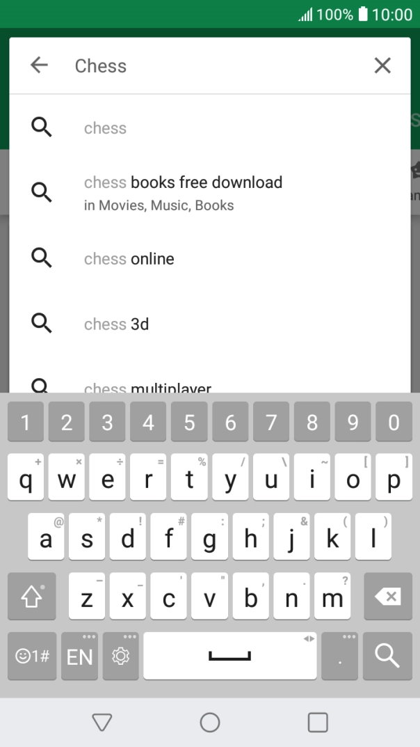 Key in the name or subject of the required app and press the search icon. Key in the name or subject of the required app and press the search icon.