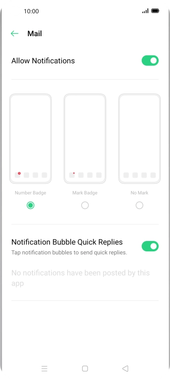 Press the indicator next to Press the indicator next to