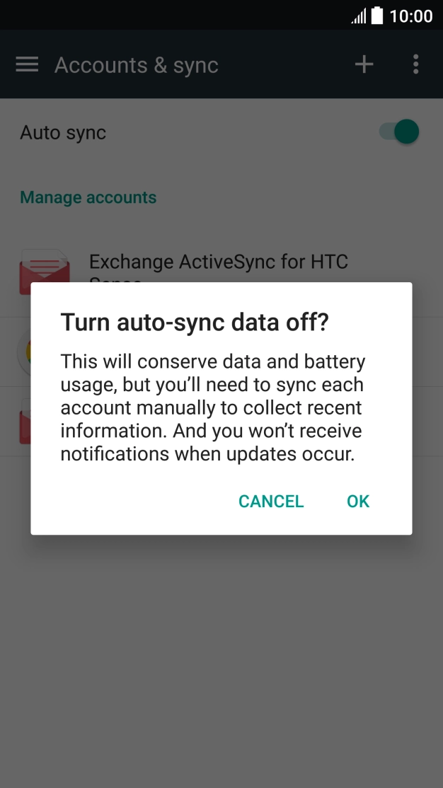 If you turn off the function, press OK.