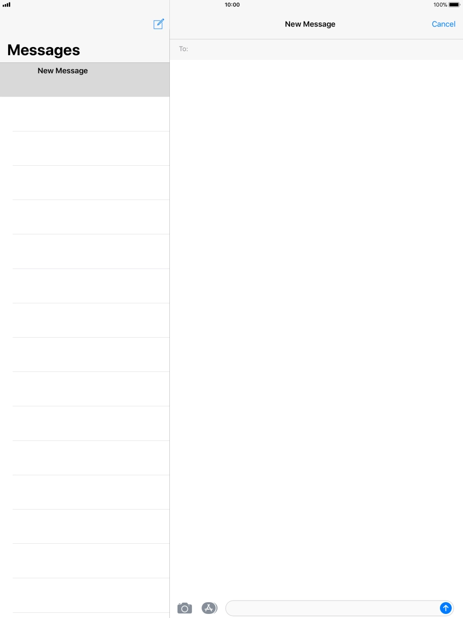 Press To: and key in the first letters of the recipient's name.