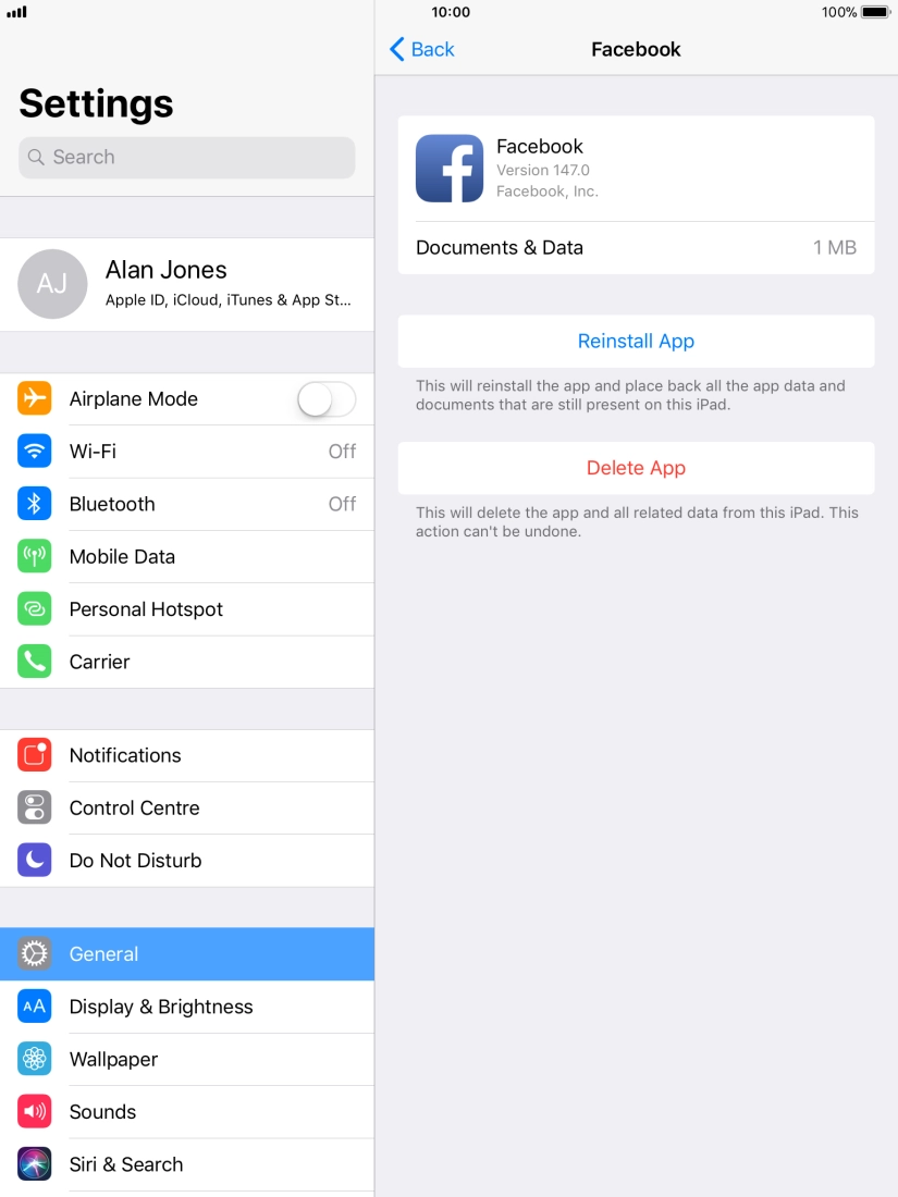 Press the Home key to return to the home screen.