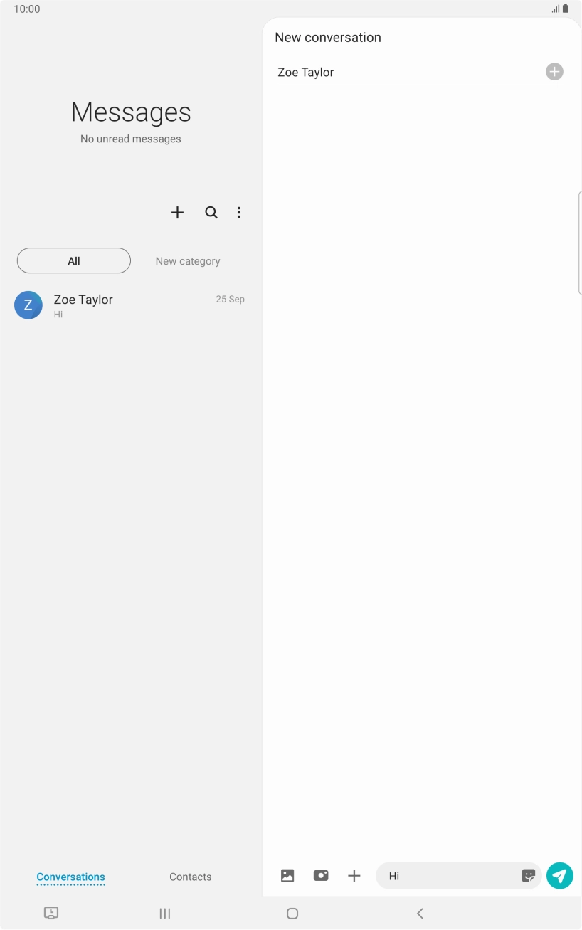 Press the picture icon.
