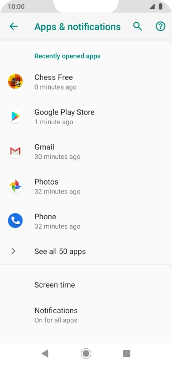 Press See all apps. Press See all apps.