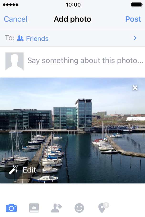 Press arrow right next to 