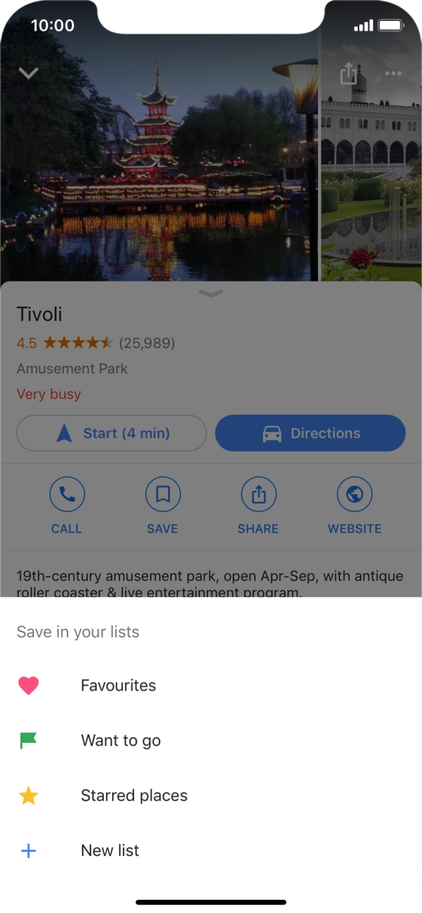 Press the required setting.