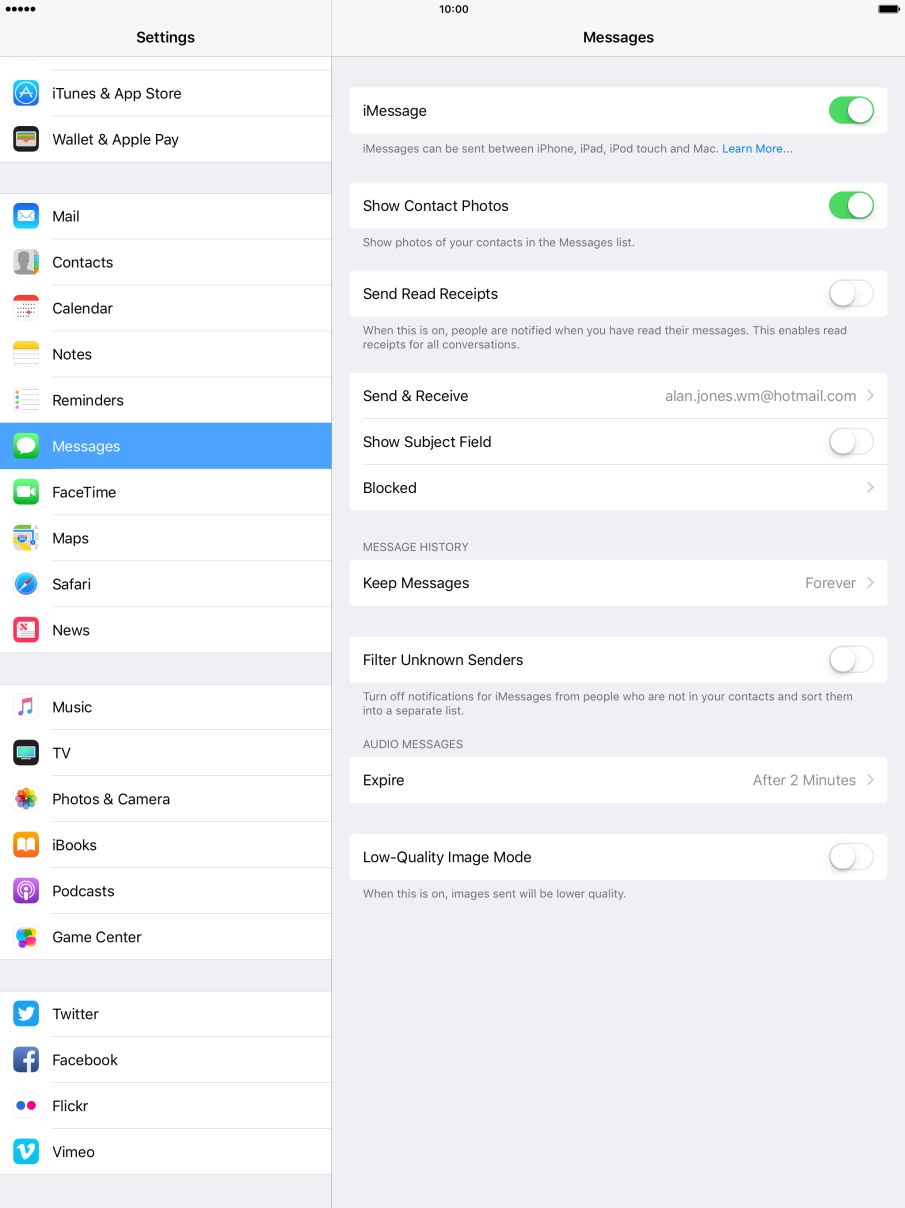 Press the Home key to return to the home screen.