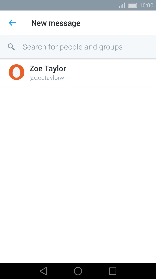 Press Search for people and groups.