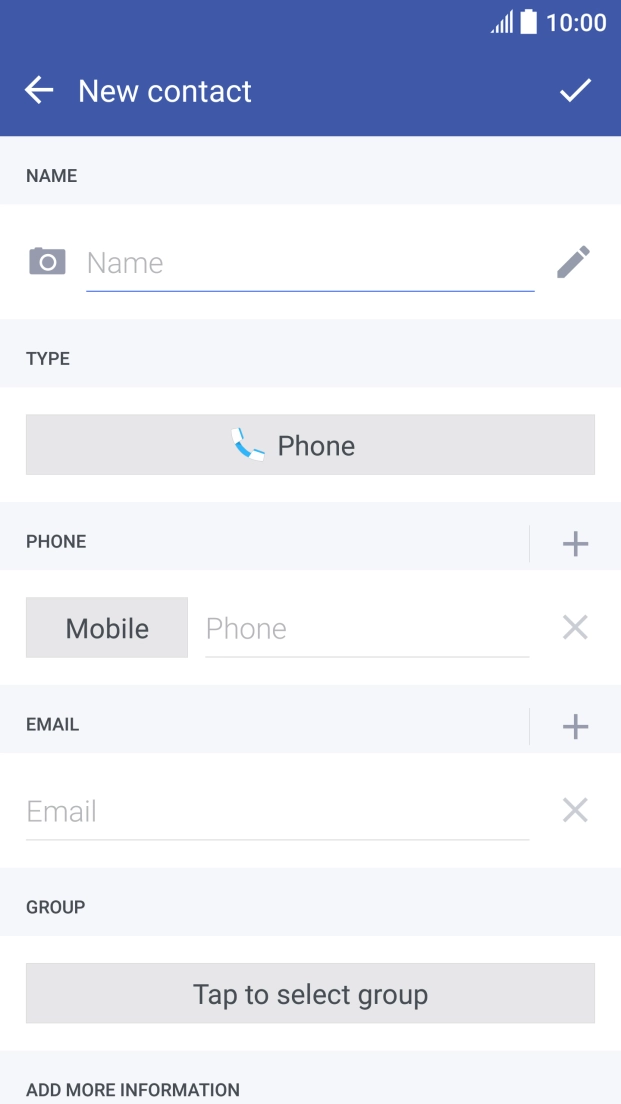 Press the camera icon.