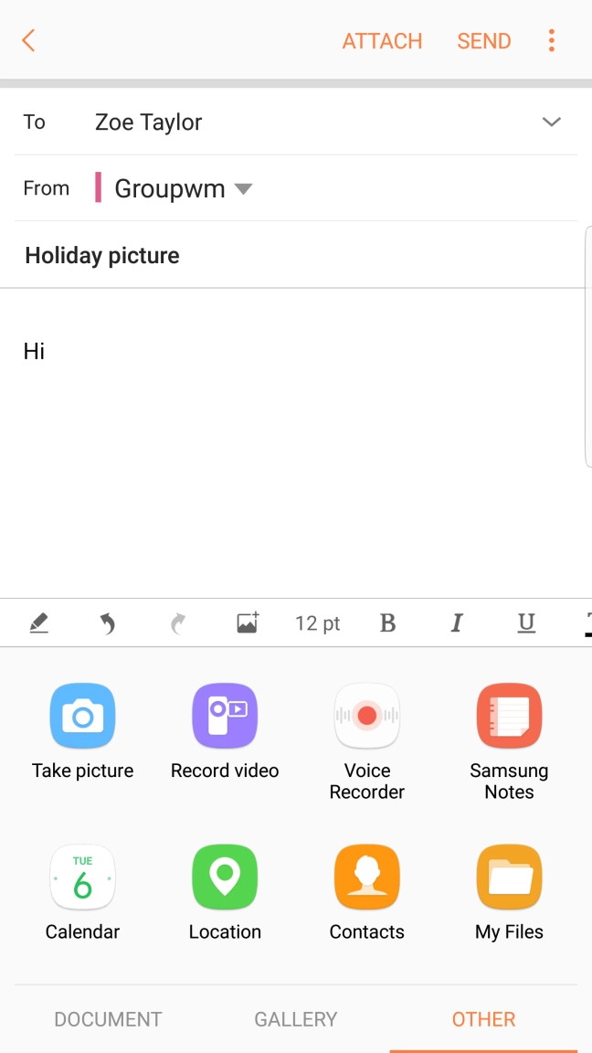 Press My Files and go to the required folder.