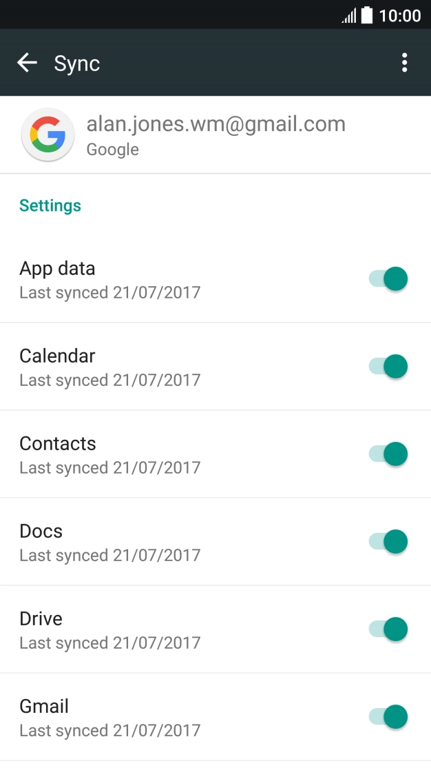 Press the Home key to return to the home screen.