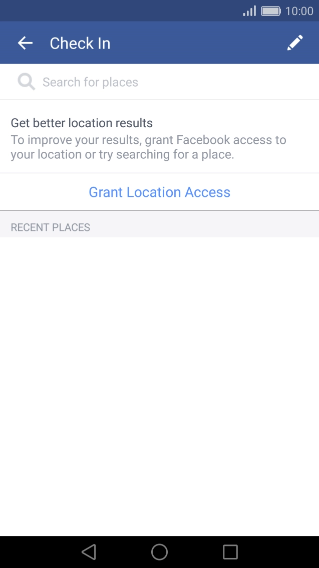 Press the search field and key in the required search word.
