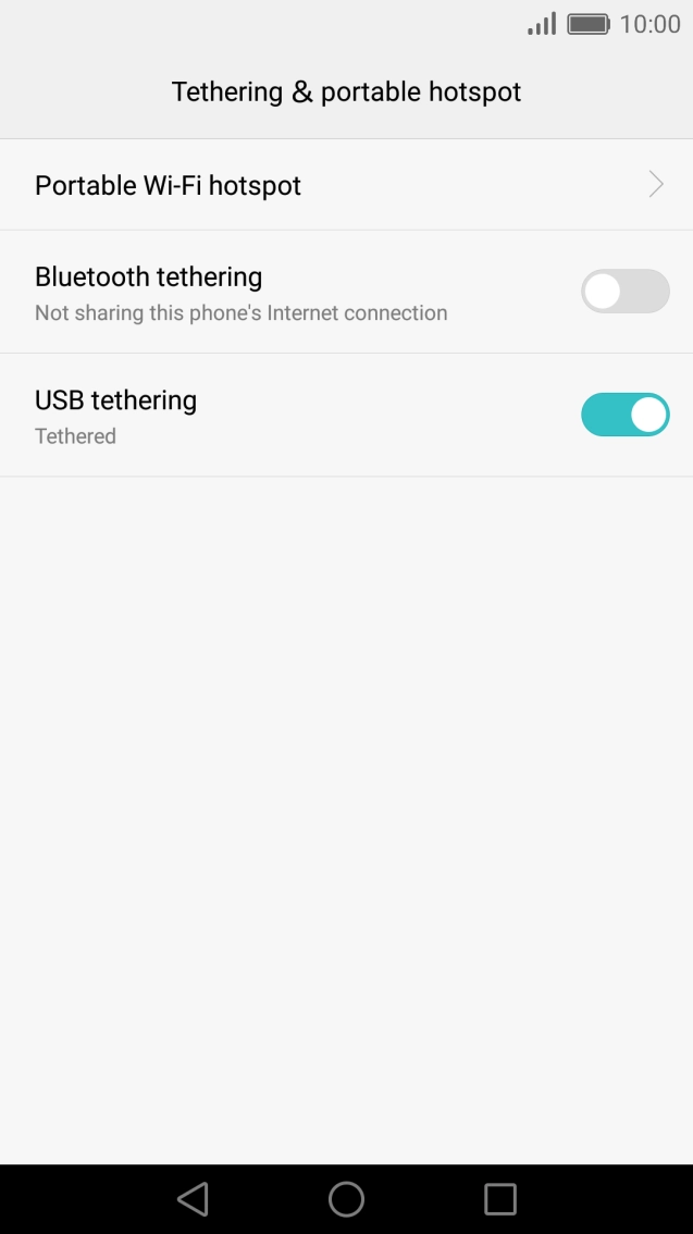 Press the Home key to return to the home screen.
