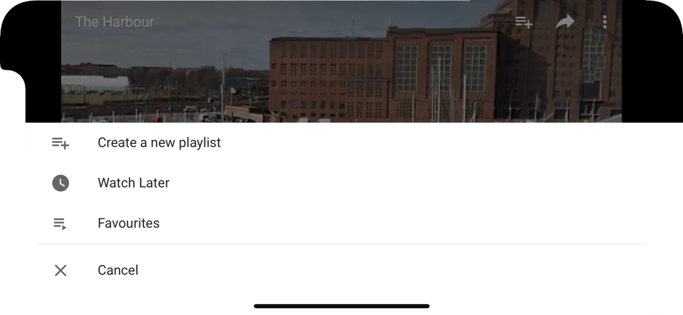 Press the required playlist.