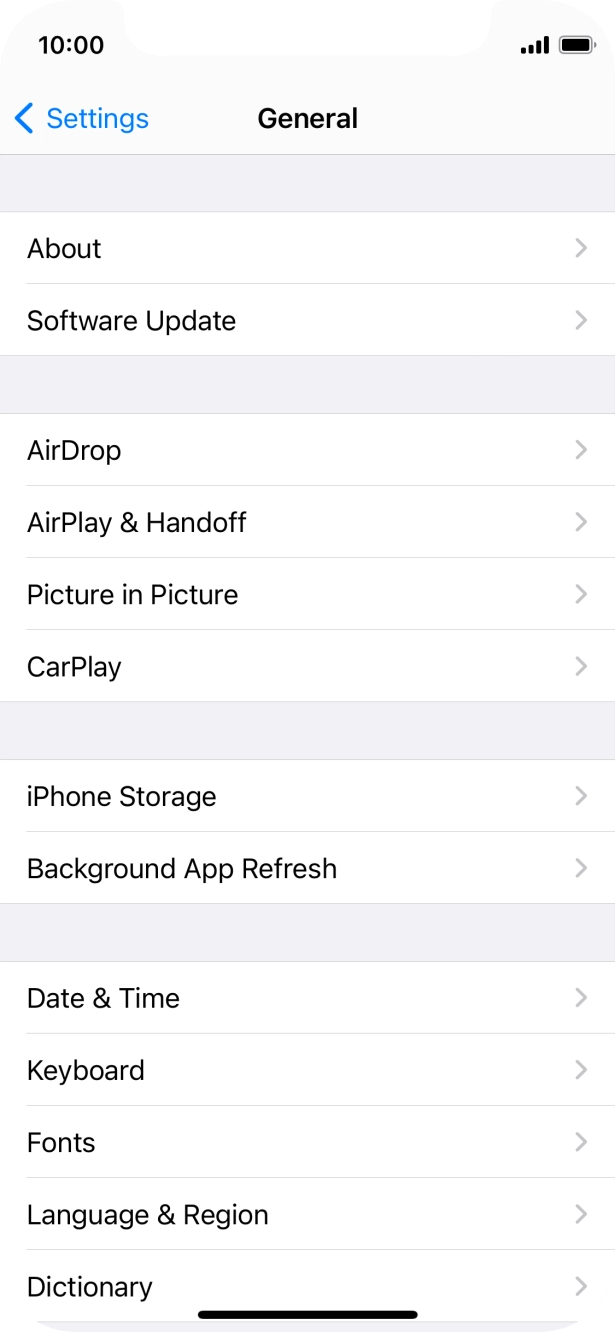 Press iPhone Storage.