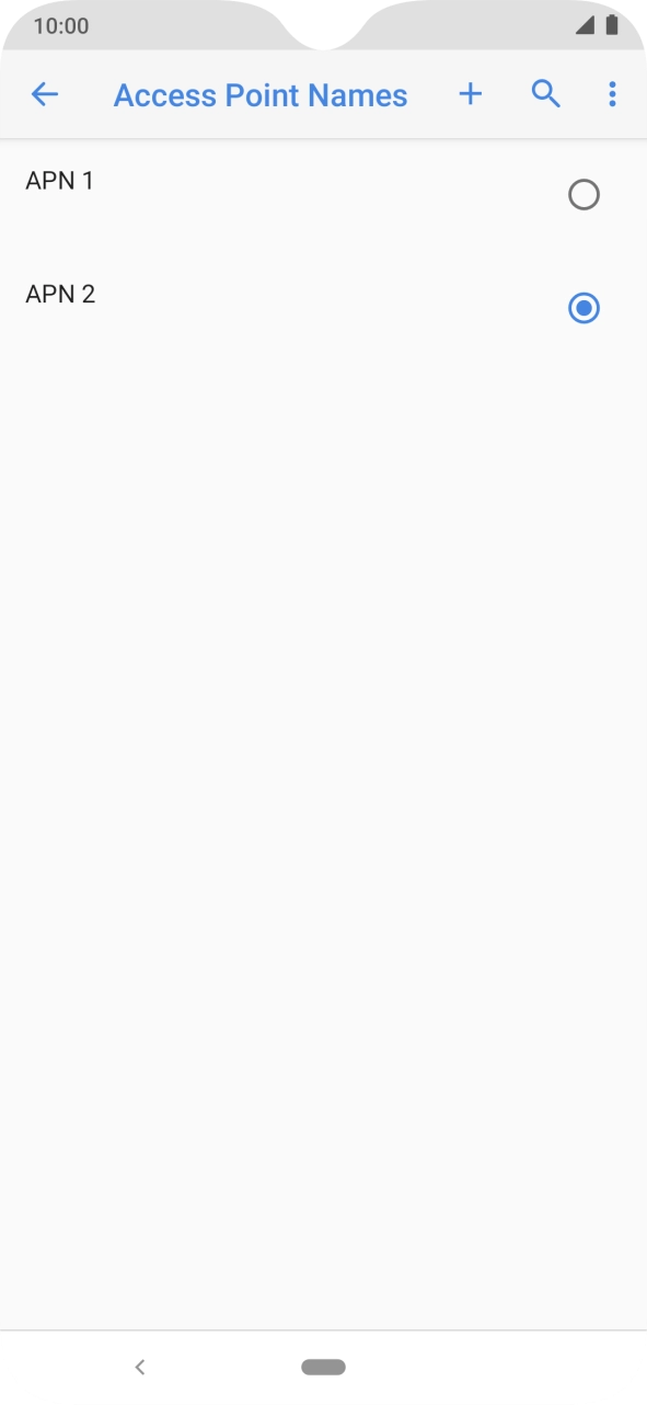 Press the Home key to return to the home screen.