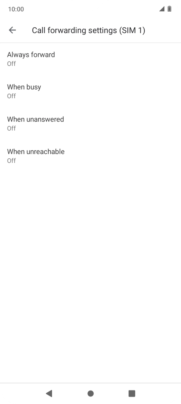 Press the Home key to return to the home screen.
