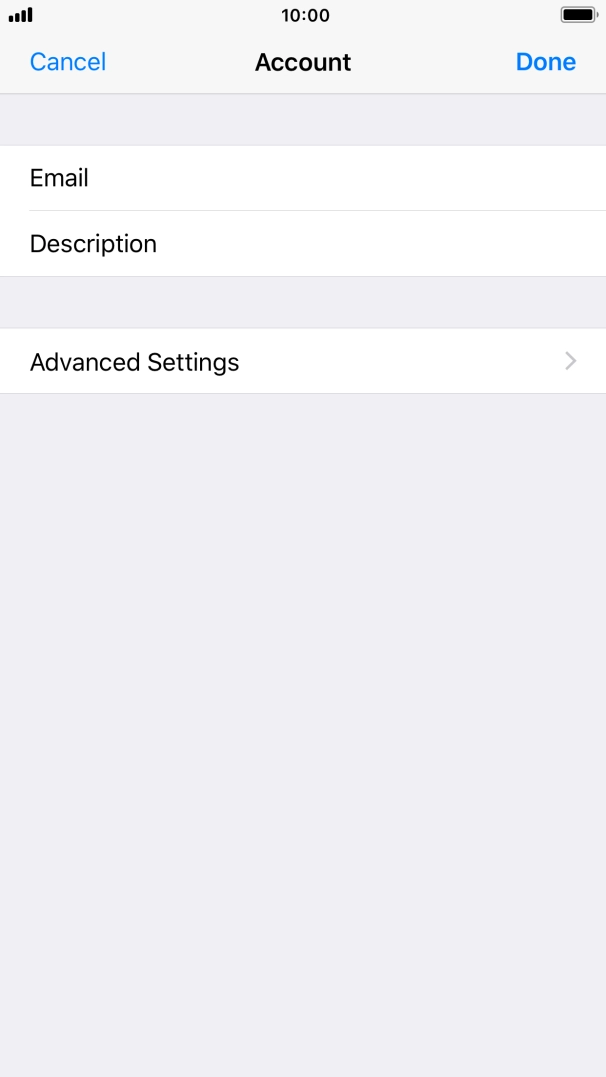 Press Advanced Settings.