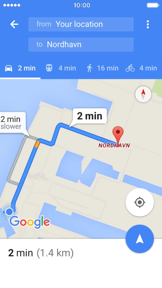 Press the required mode of transportation. Press the required mode of transportation.