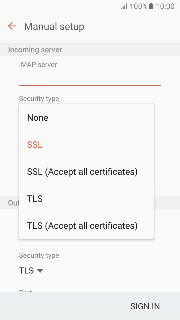 Press SSL to turn on the function.