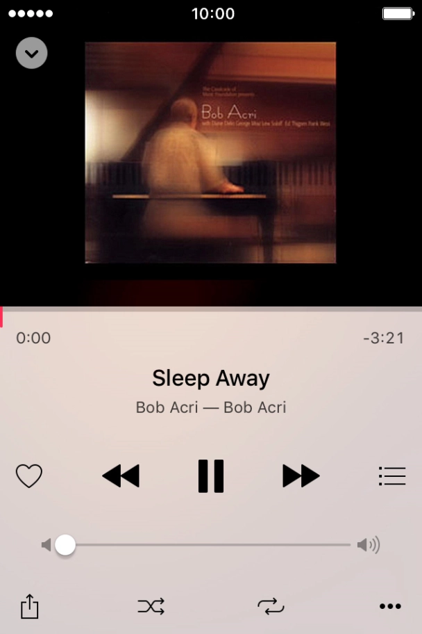 Press arrow right to go to the next audio file.