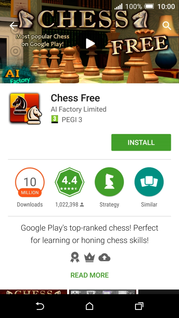 Press the Home key to return to the home screen.