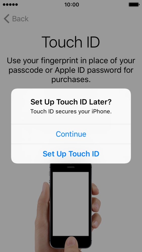 If you turn off the function, press Continue.