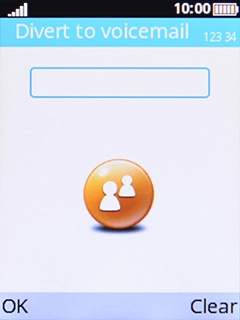 Key in +61101 and press the Left selection key.