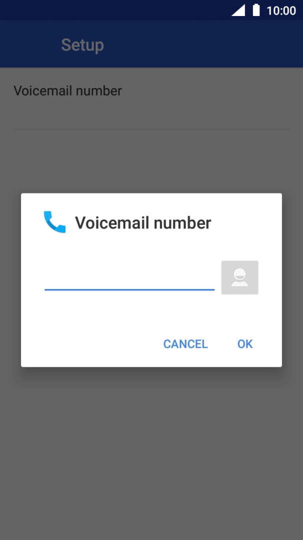 Key in +61101 and press OK.