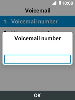 Key in +61101 and press the Navigation key.
