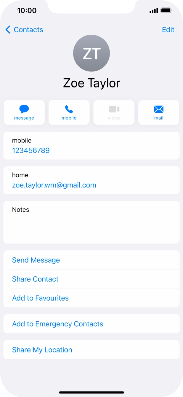 Press the required number.