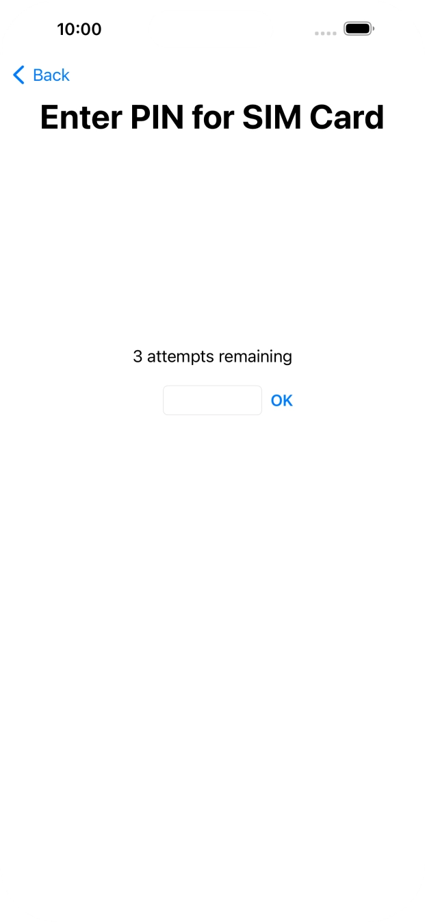 If your SIM is locked, key in your PIN and press OK.