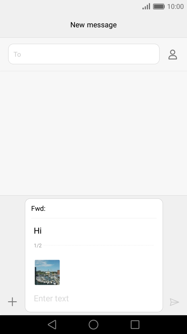 Press the add contact icon.