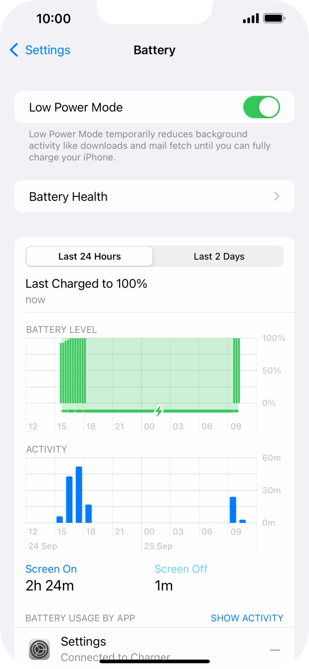 Slide your finger upwards starting from the bottom of the screen to return to the home screen.