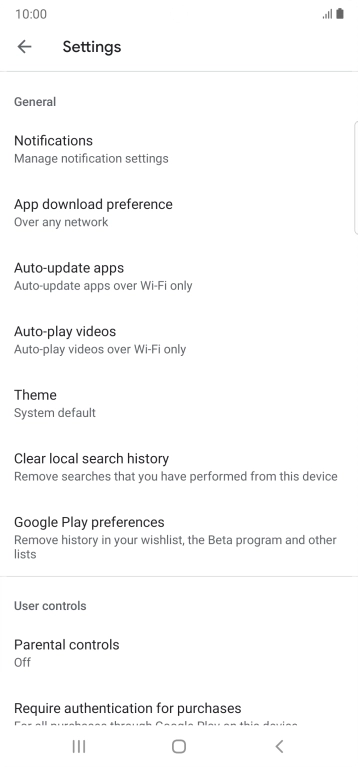 Press Auto-update apps. Press Auto-update apps.