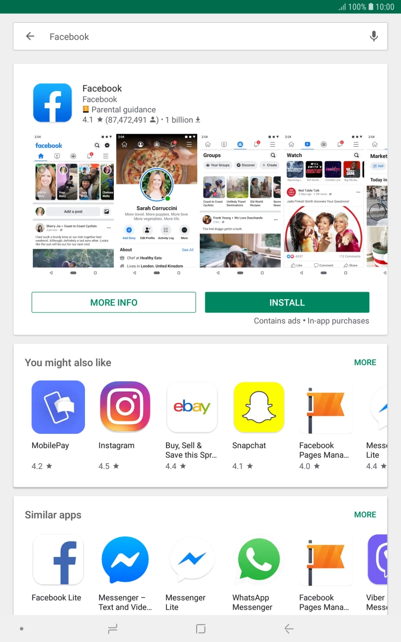 Press Facebook. Press Facebook.