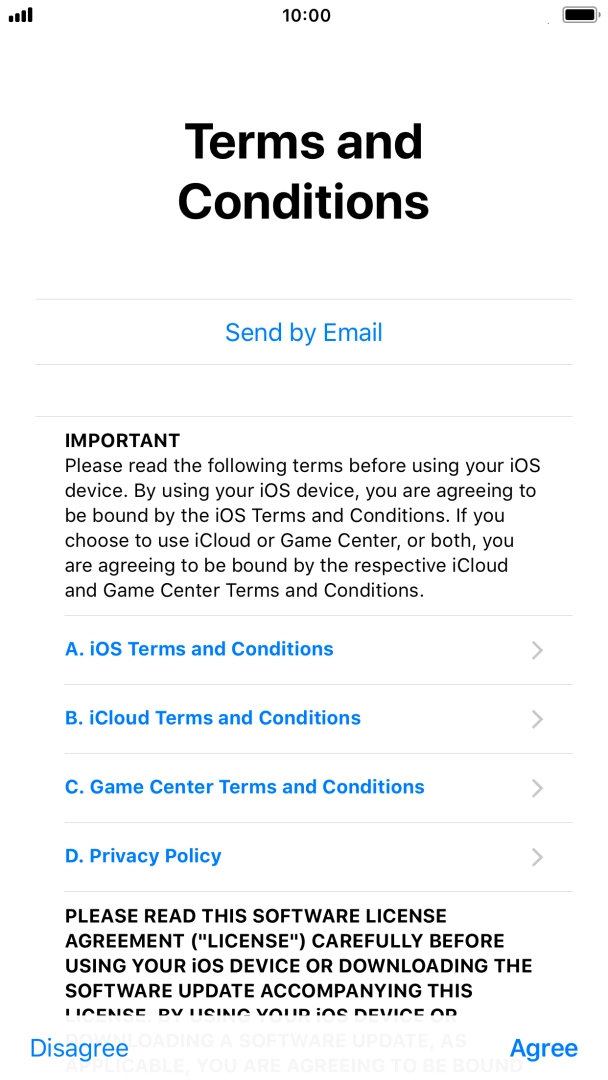 Press Agree. Press Agree.