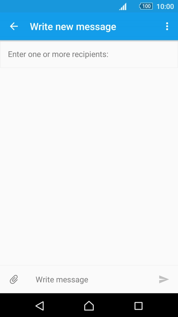 Press Enter one or more recipients and key in the first letters of the recipient's name.