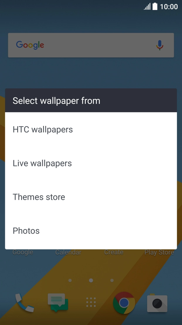 Press Photos and go to the required folder.