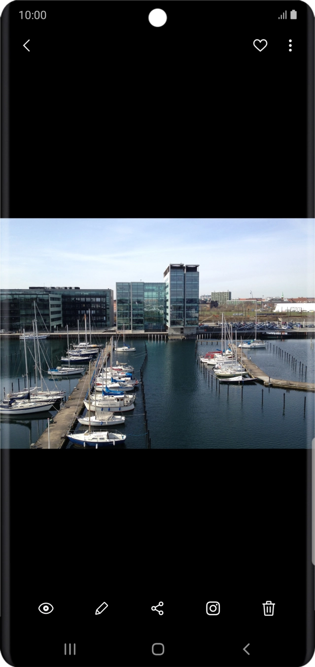 Press the Home key to return to the home screen.