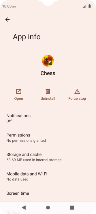 Press Storage and cache.