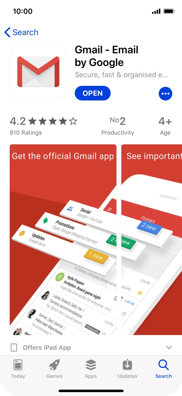 Slide your finger upwards starting from the bottom of the screen to return to the home screen.