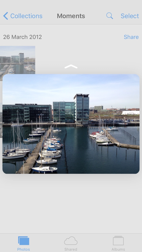 Drag the picture upwards.