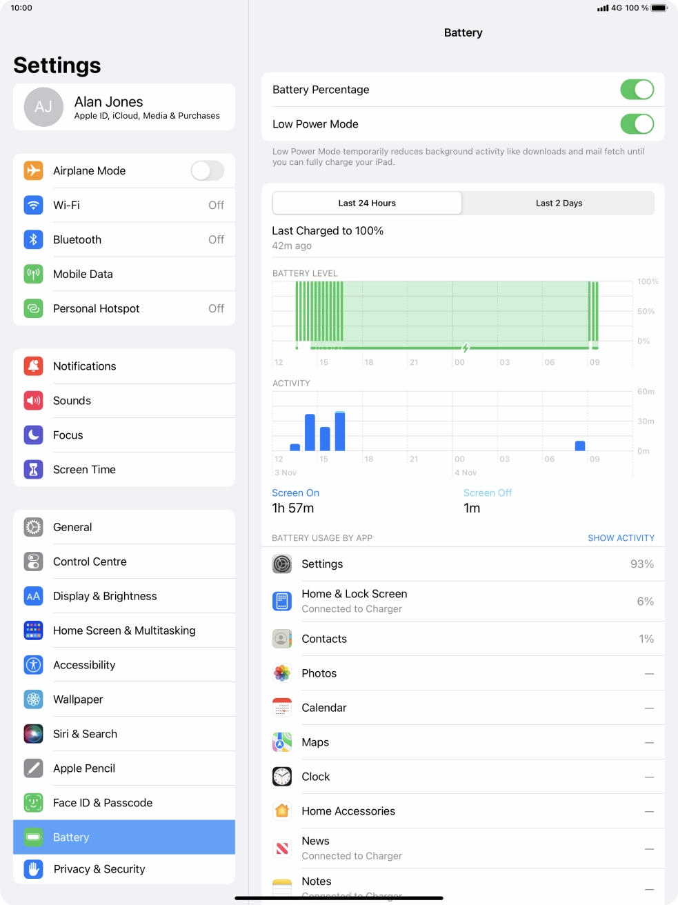 Slide your finger upwards starting from the bottom of the screen to return to the home screen.