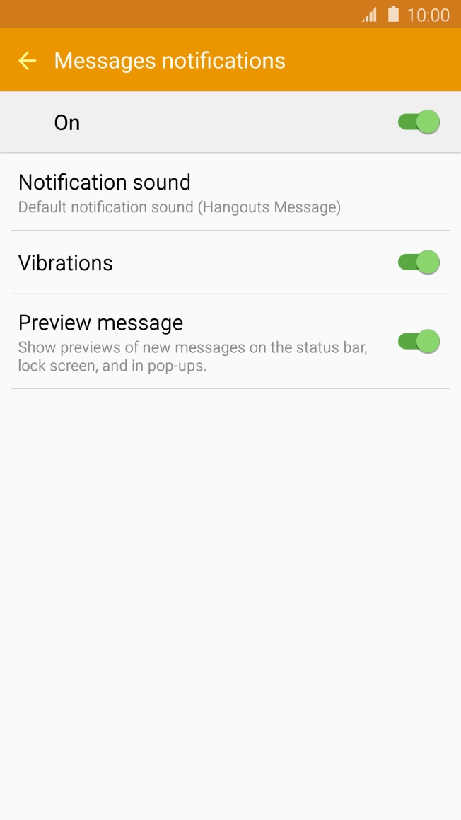 Press Notification sound.